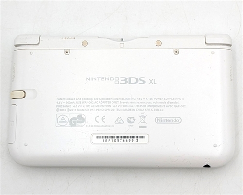Nintendo 3DS XL - White - Konsol - SNR SEF105766993 (B Grade) (Genbrug)